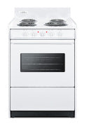 24" Wide Electric Coil Top Range