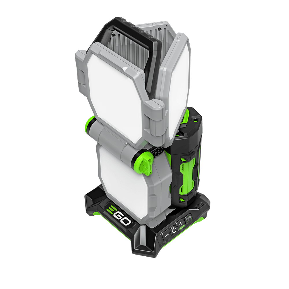 Compact portable work light with adjustable LED panels and ergonomic handle for tool accessories and home improvement use