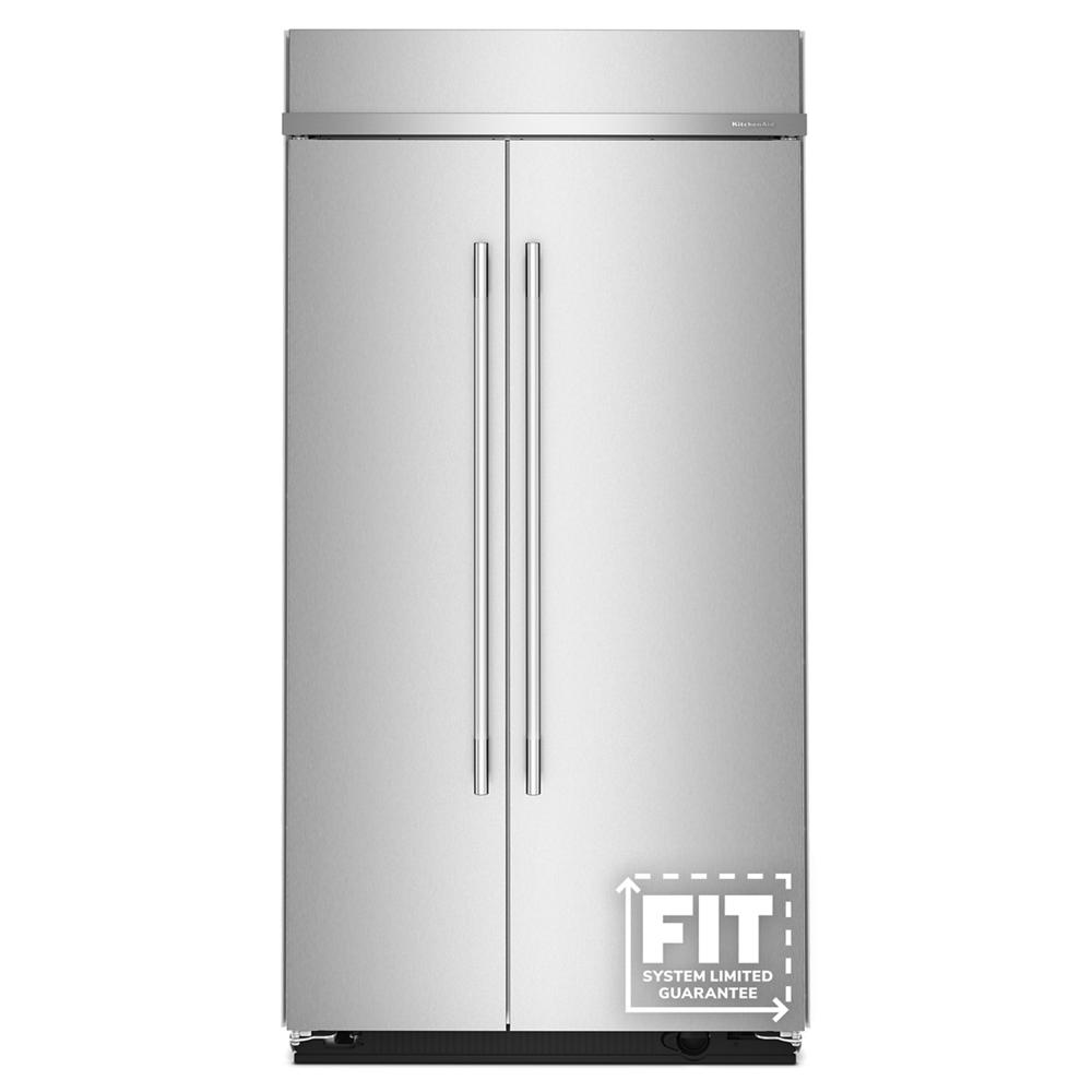 25.5 Cu. Ft. 42-Inch Built-In Side-by-Side Refrigerator with Signature Platinum Interior in PrintShield® Finish