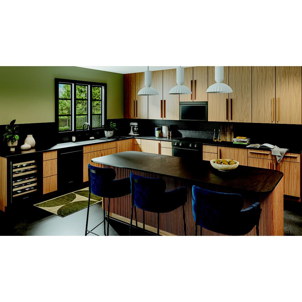 24" Undercounter Wine Cellar with Full-Extension Wood-Front Racks
