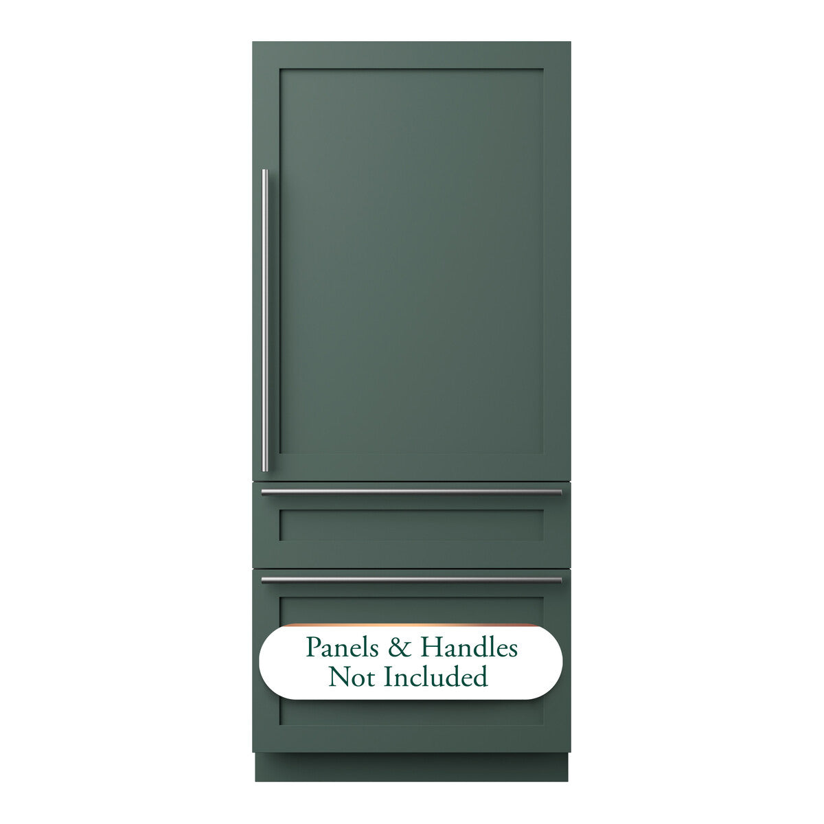 CAFE™ 36" Panel-Ready Integrated Bottom-Freezer Refrigerator – Right Swing