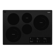 30-inch Electric Ceramic Glass Cooktop with Two Dual Radiant Elements