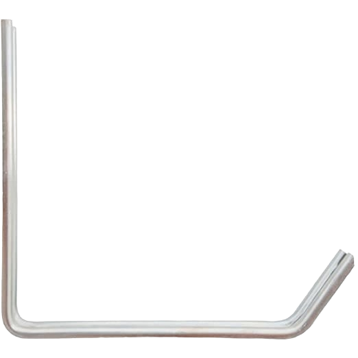 Zinc-plated small storage hook made of steel for lightweight hanging in hardware and storage organization collections