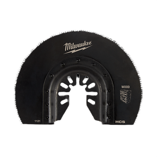 Half-circle steel cutting blade for woodworking with Open-Lok fitting in tool and power tool accessories collection