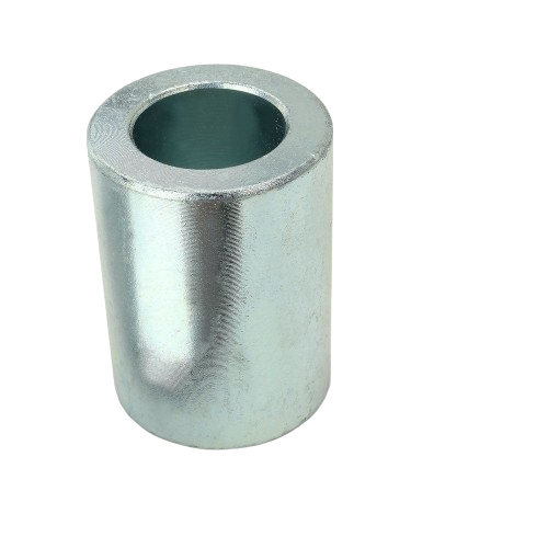 Cylindrical metal bushing component with smooth finish for use in tools and home improvement projects