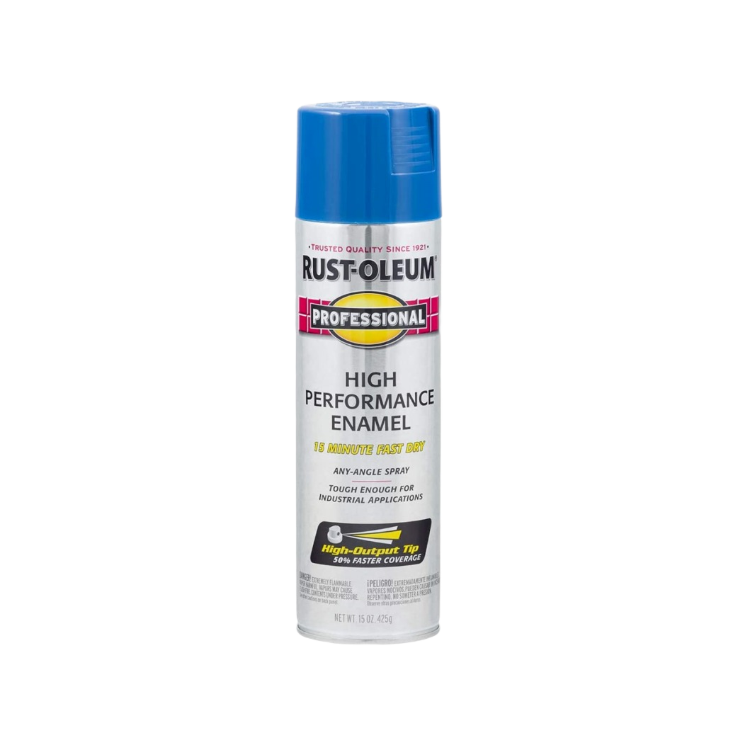Rust-Oleum Professional Blue High Performance Enamel Spray Paint, 15 oz.
