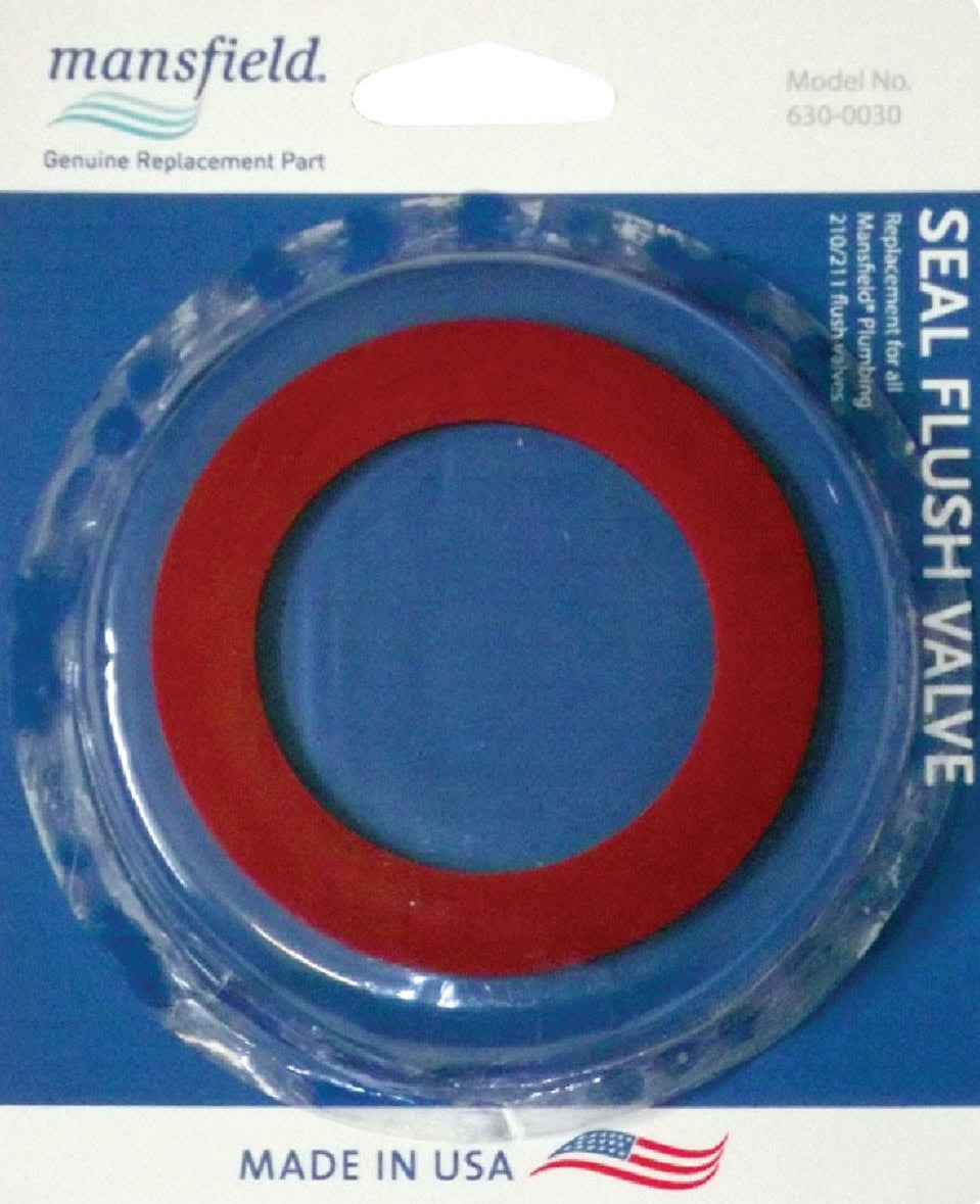 Red circular replacement seal for flush valves in Plumbing Parts & Repair and Toilet Repair & Parts collections under $50