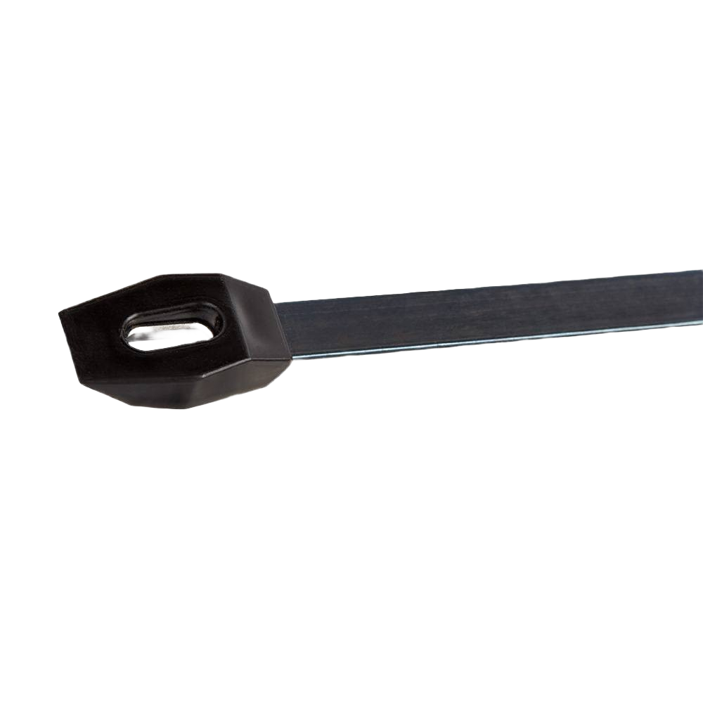 Steel fish tape with black low-friction guide tip for smooth conduit and electrical wiring pull under $50 tool collection