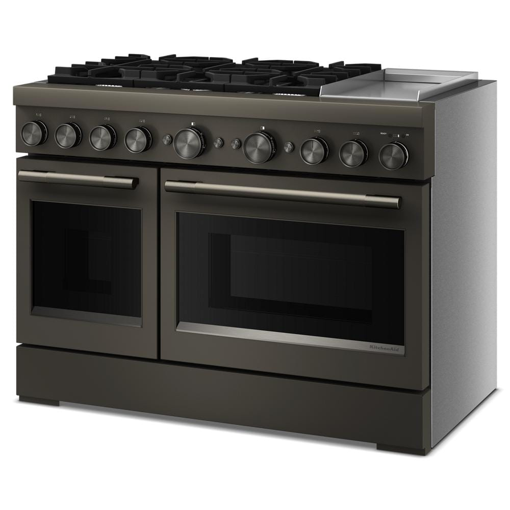 48-Inch 6 Burner Commercial-Style Dual Fuel Range with Griddle
