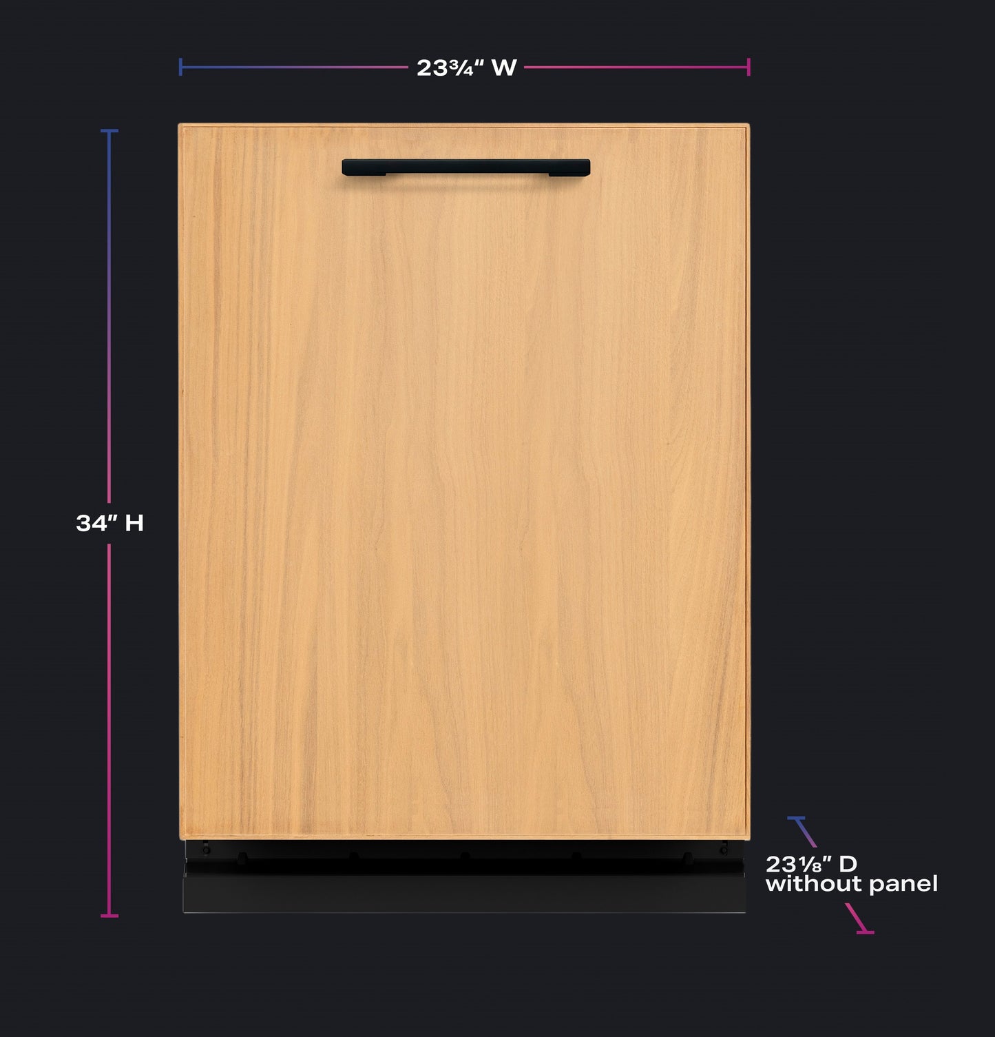 GE Profile™ ENERGY STAR® Panel-Ready Top Control Stainless Interior Dishwasher with Microban™ Antimicrobial Technology