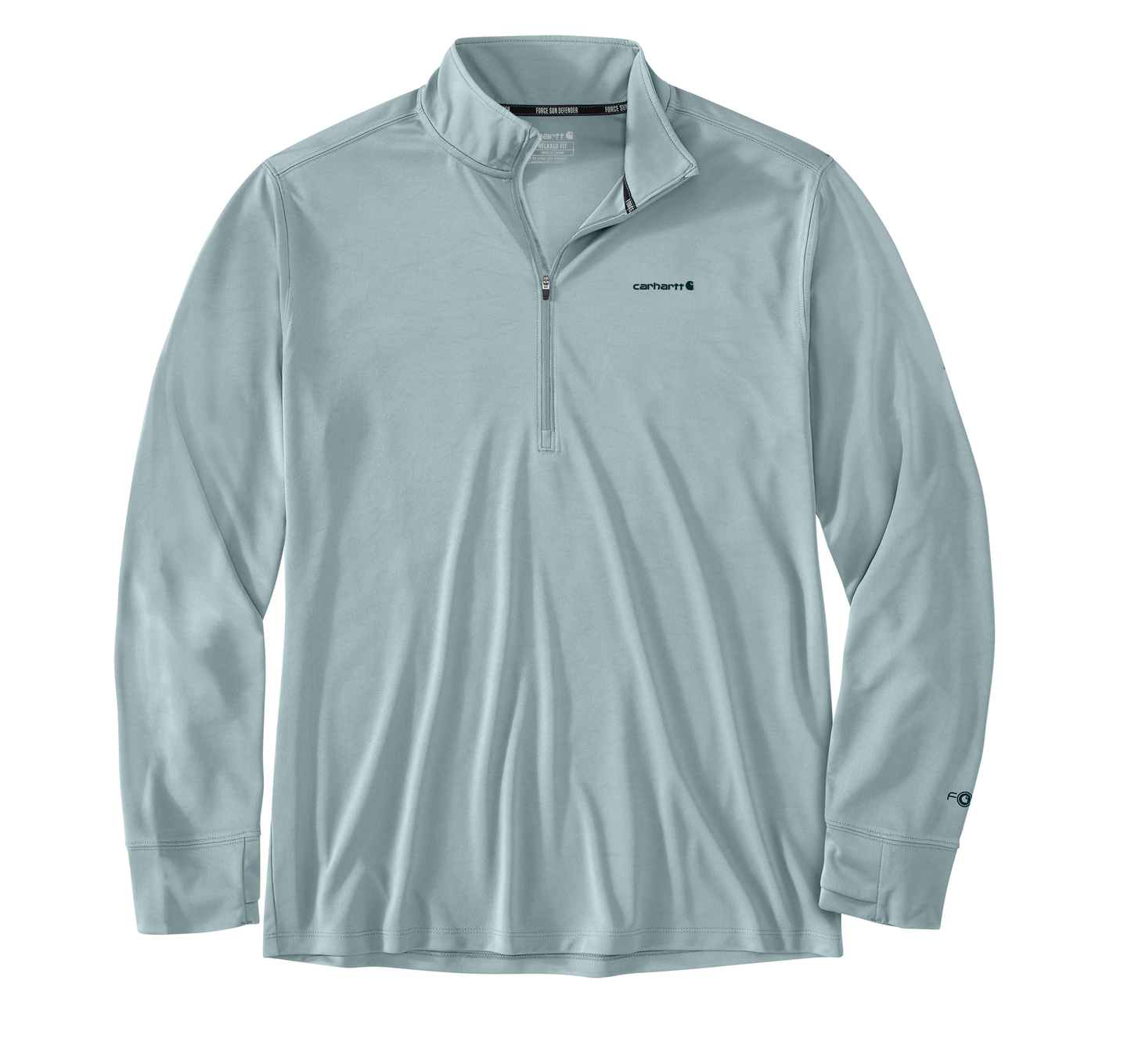 Carhartt Men's Force Sun Defender Relaxed 1/2-Zip Long-Sleeve