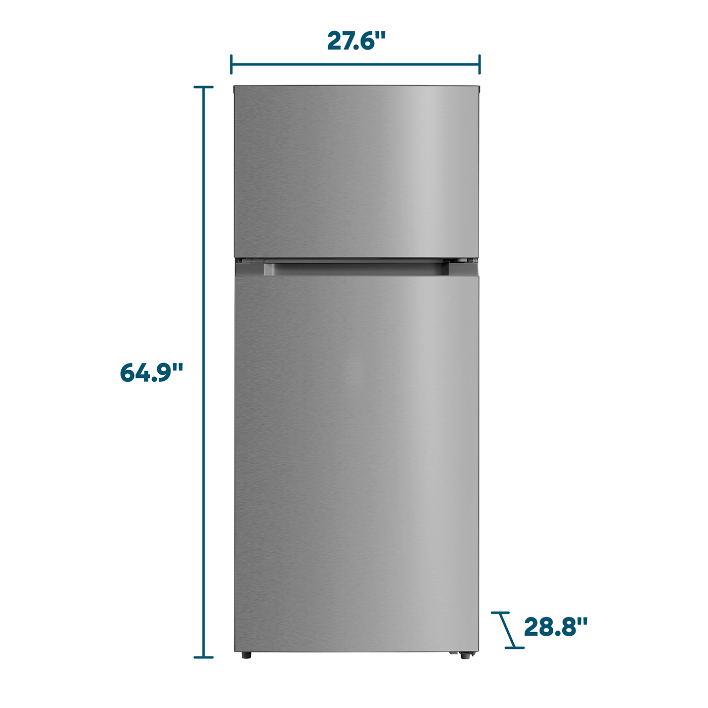 Element 16.0 cu. ft. Top Freezer Refrigerator - Stainless Steel, ENERGY STAR (ERT16CGDS)