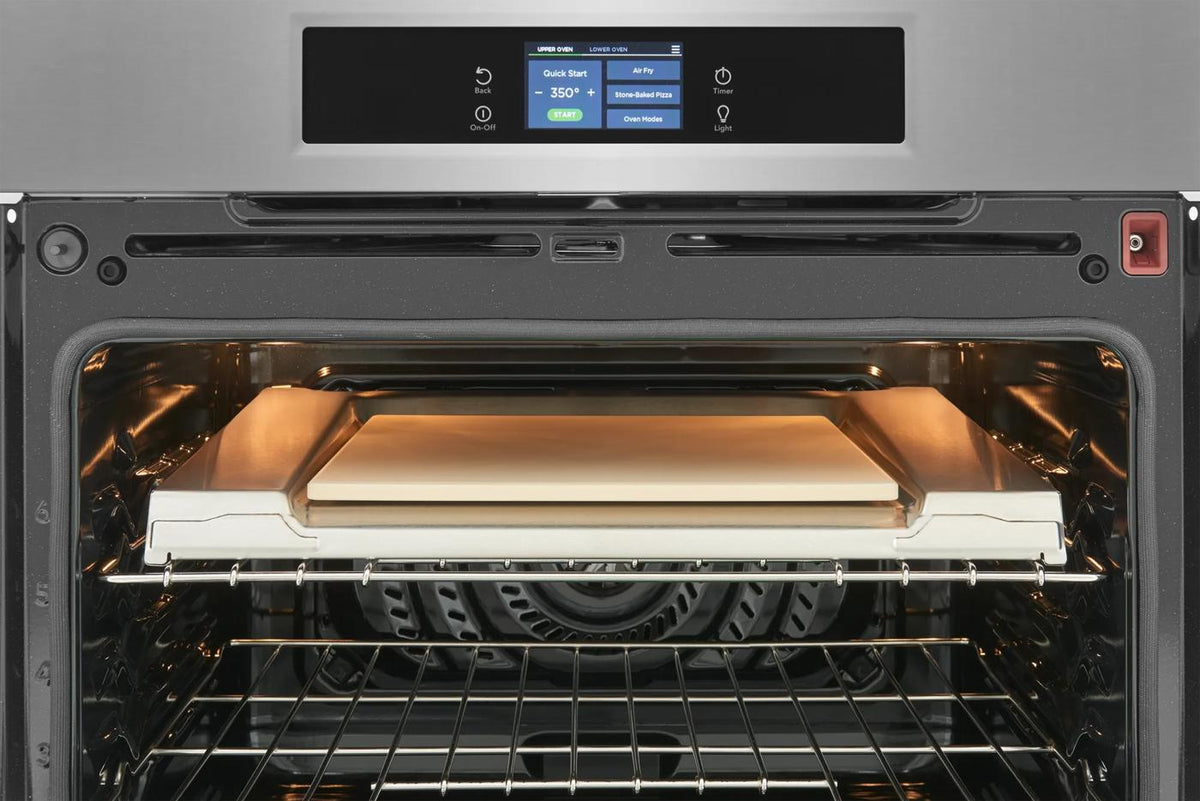 30" Double Wall Oven with Stone-Baked Pizza Mode