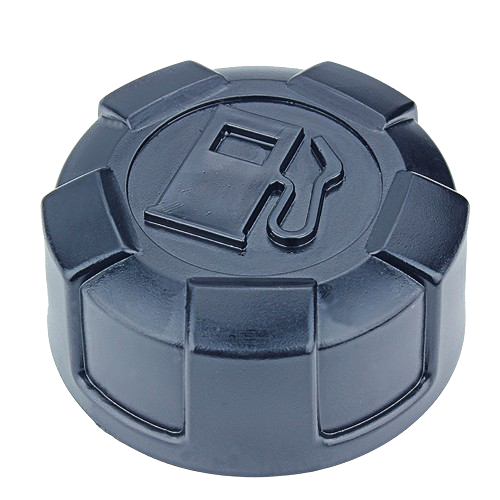Black replacement fuel cap with embossed gas pump icon for John Deere engine and automotive parts collections under $25