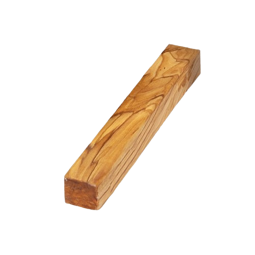 Tempered hardwood pen blank with natural tan tone and unique grain for woodworking tools under $50 collection