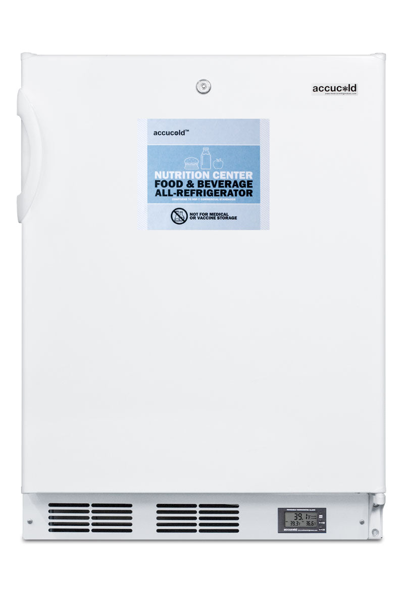 24" Wide Built-In All-Refrigerator, ADA Compliant