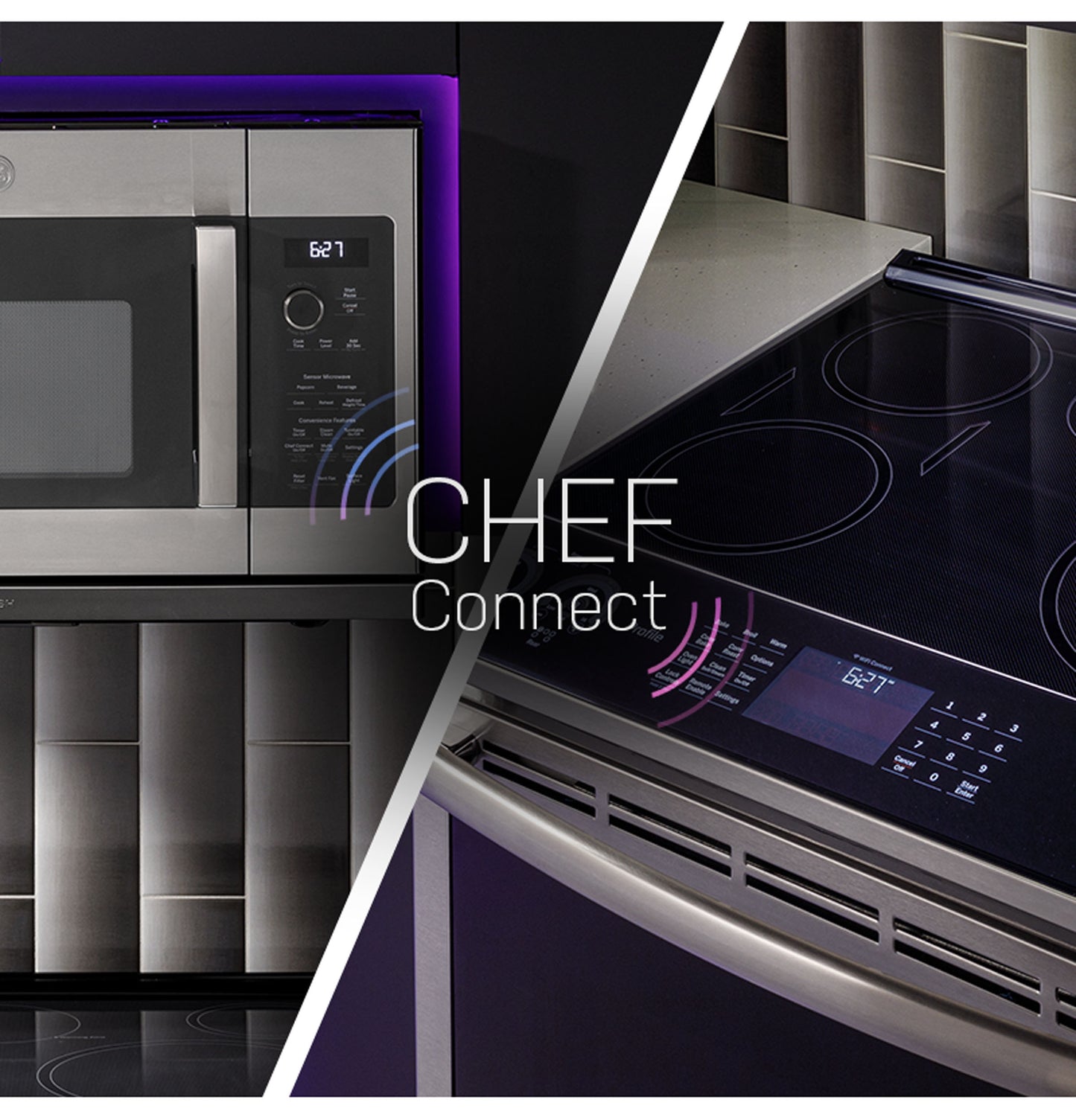 GE Profile™ 2.2 Cu. Ft. Over-the-Range Sensor Microwave Oven with Extendable Slide-Out Vent