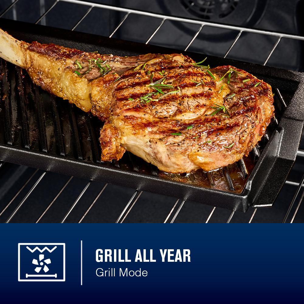 30-Inch Wide Slide-In Electric Range with Grill Mode and No Preheat Air Fry - 5.3 Cu. Ft.