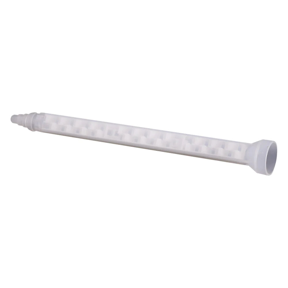Clear plastic epoxy mixing tip with square geometry design for use with paint sprayers and epoxy supplies under $50 collections