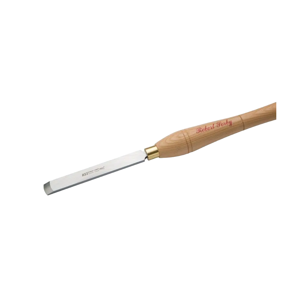 Woodworking scraper with wooden handle and metal blade for fine finishing in Woodworking Tools and Robert Sorby collections