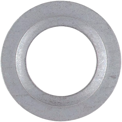 Plated steel rigid reducing washer designed for electrical conduit fittings and hardware under $50 collection.