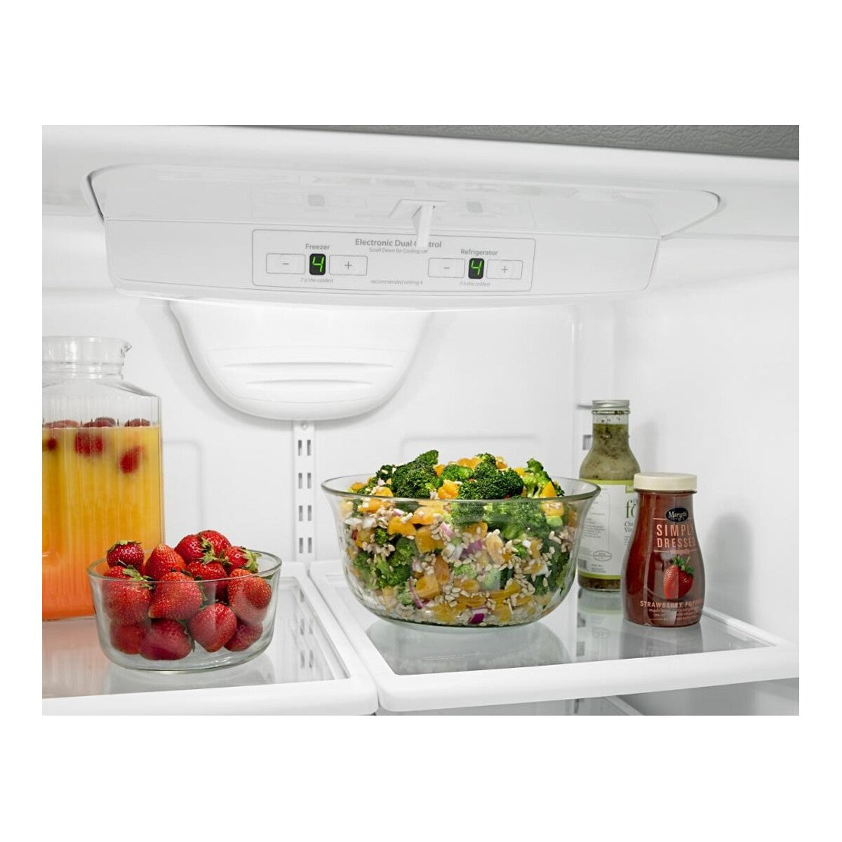 Amana® by Whirlpool Corp. 33-Inch Bottom-Freezer Refrigerator with EasyFreezer™ Pull-Out Drawer — 22 Cu. Ft.