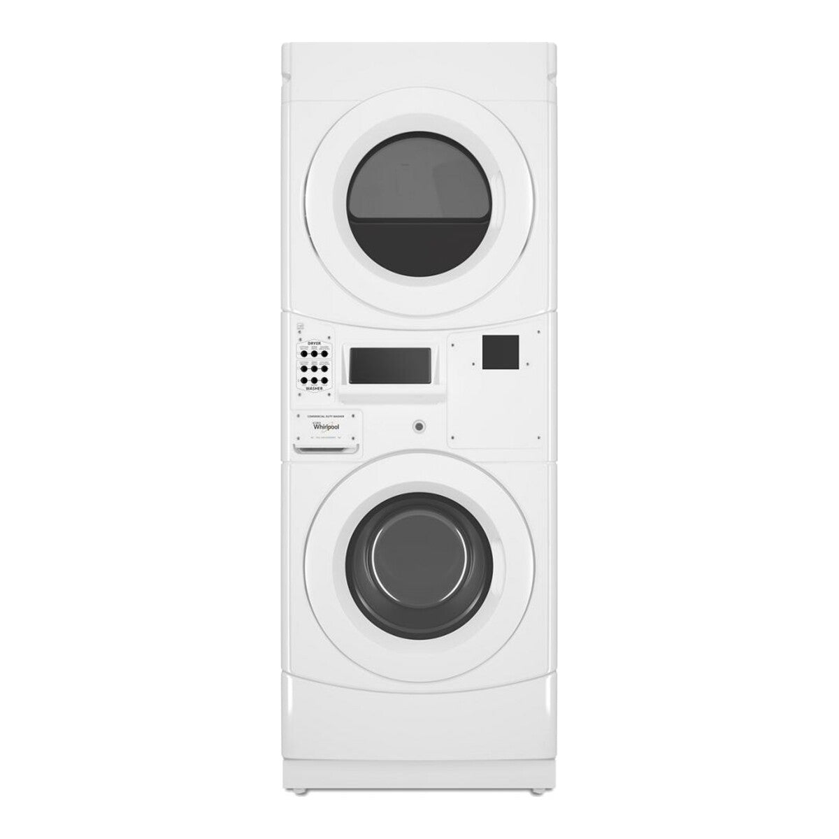 Commercial Gas Stack Washer/Dryer, Card Reader-Ready