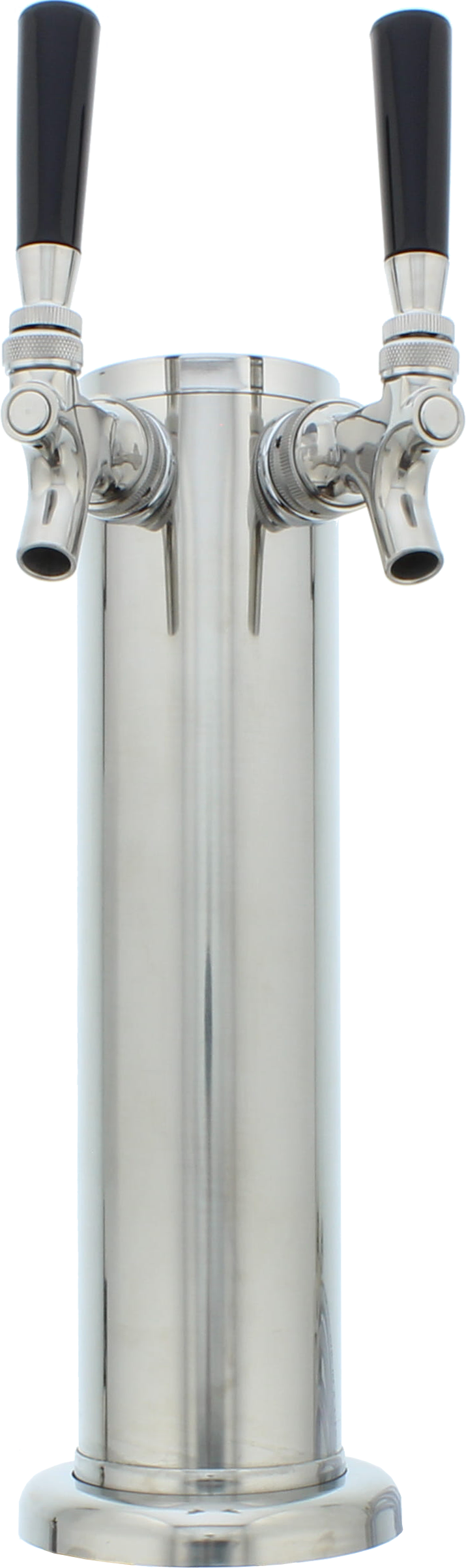 Presrv Kegerator Double Tap Kit, SS, CO2