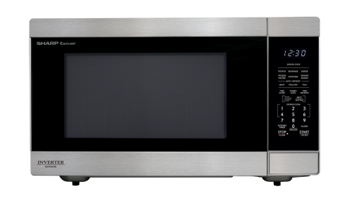 Stainless steel countertop microwave with digital control panel and inverter technology in Microwaves and Kitchen & Kitchenware collections