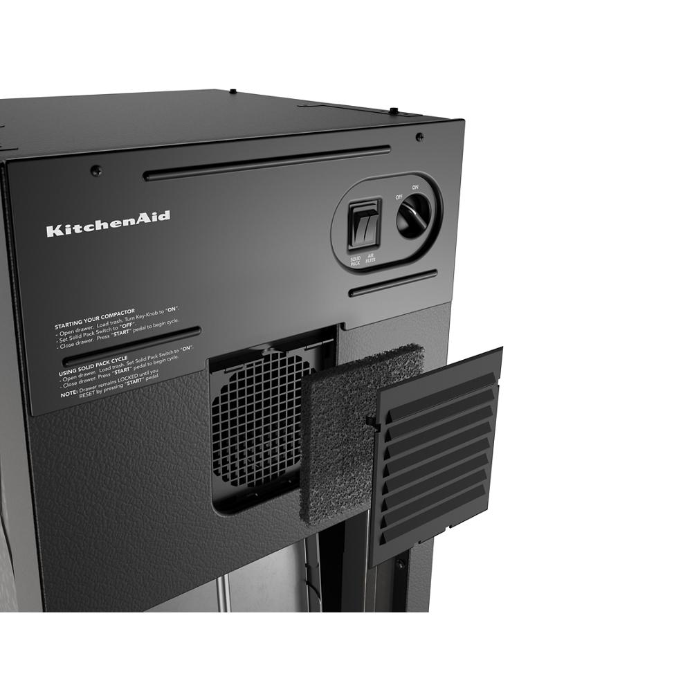 KitchenAid® 15 in. Built-In Trash Compactor with Built-In Odor Management System
