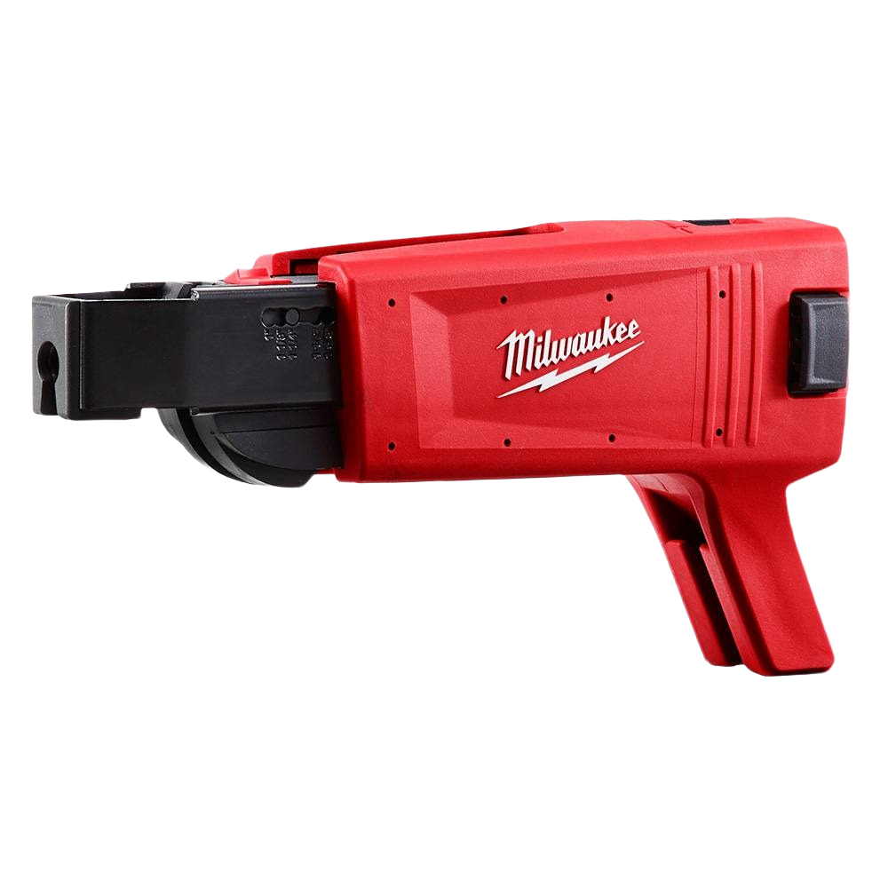 Red collated magazine tool with tapered nose for drywall screw gun in power tool accessories under $100 collection