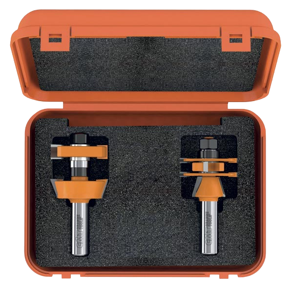 CMT Orange Tools 1-5/8" Adjustable Shaker 2-Pc Router Bit Set 1/2" Shank (2-Pcs.)