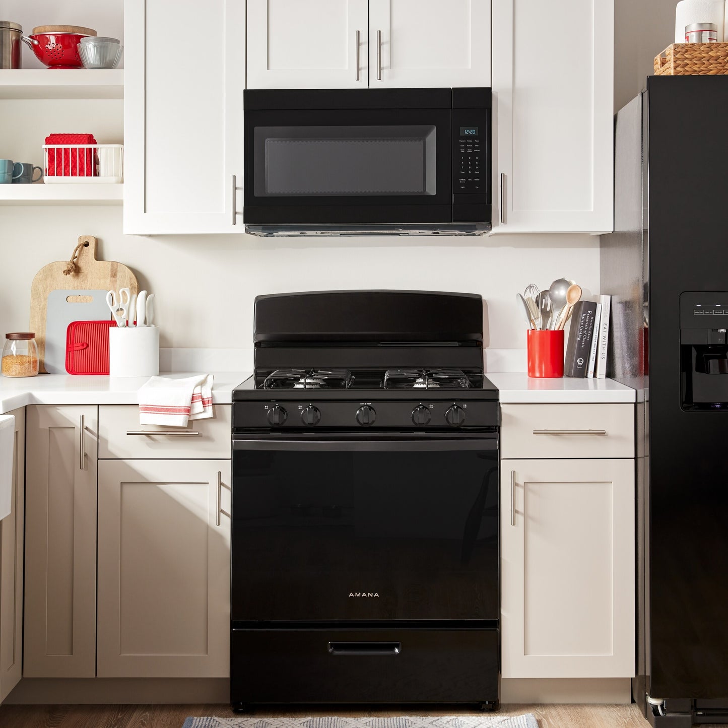 Amana® 30-inch Gas Range with Easy-Clean Glass Door