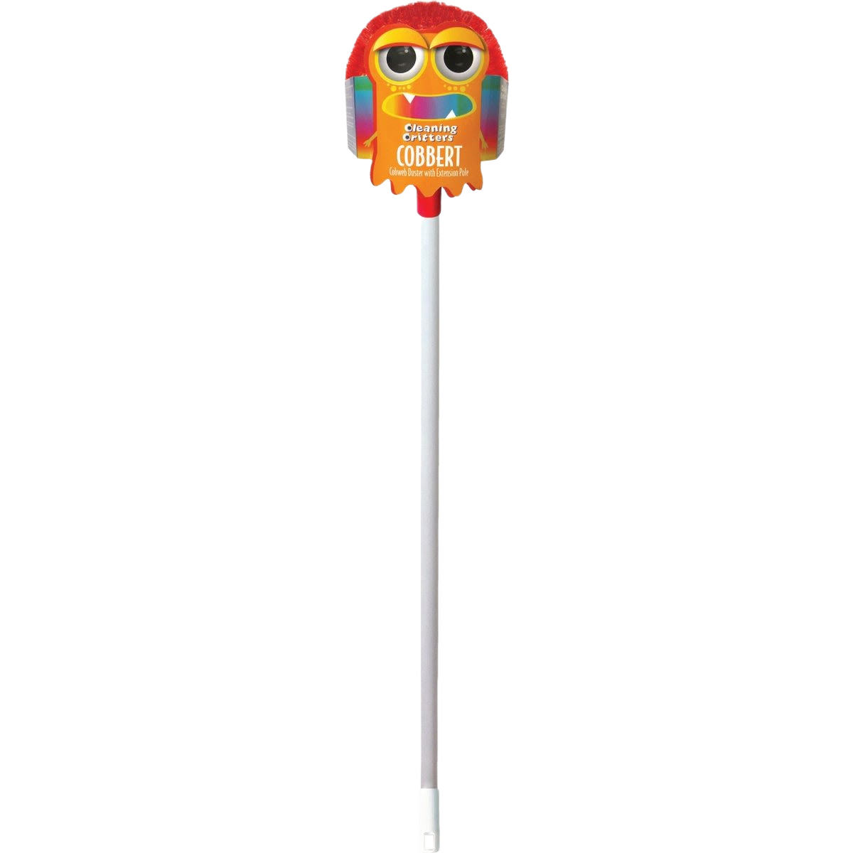 Round shaped cobweb duster with long handle designed for cleaning corners in dusters and cleaning tools collections