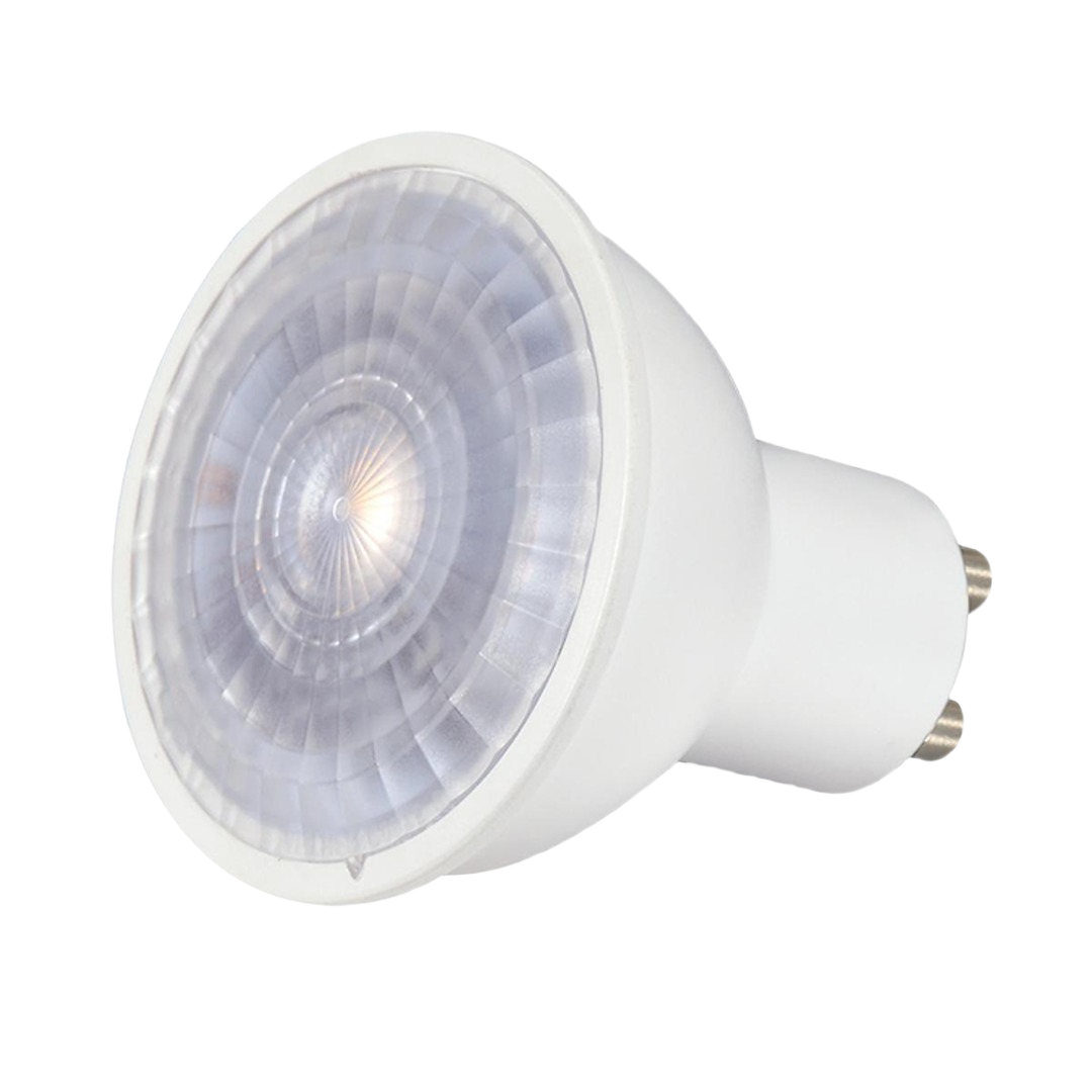 White LED MR16 GU10 floodlight bulb with 6.5 watt power for directional home lighting and electrical use under $50