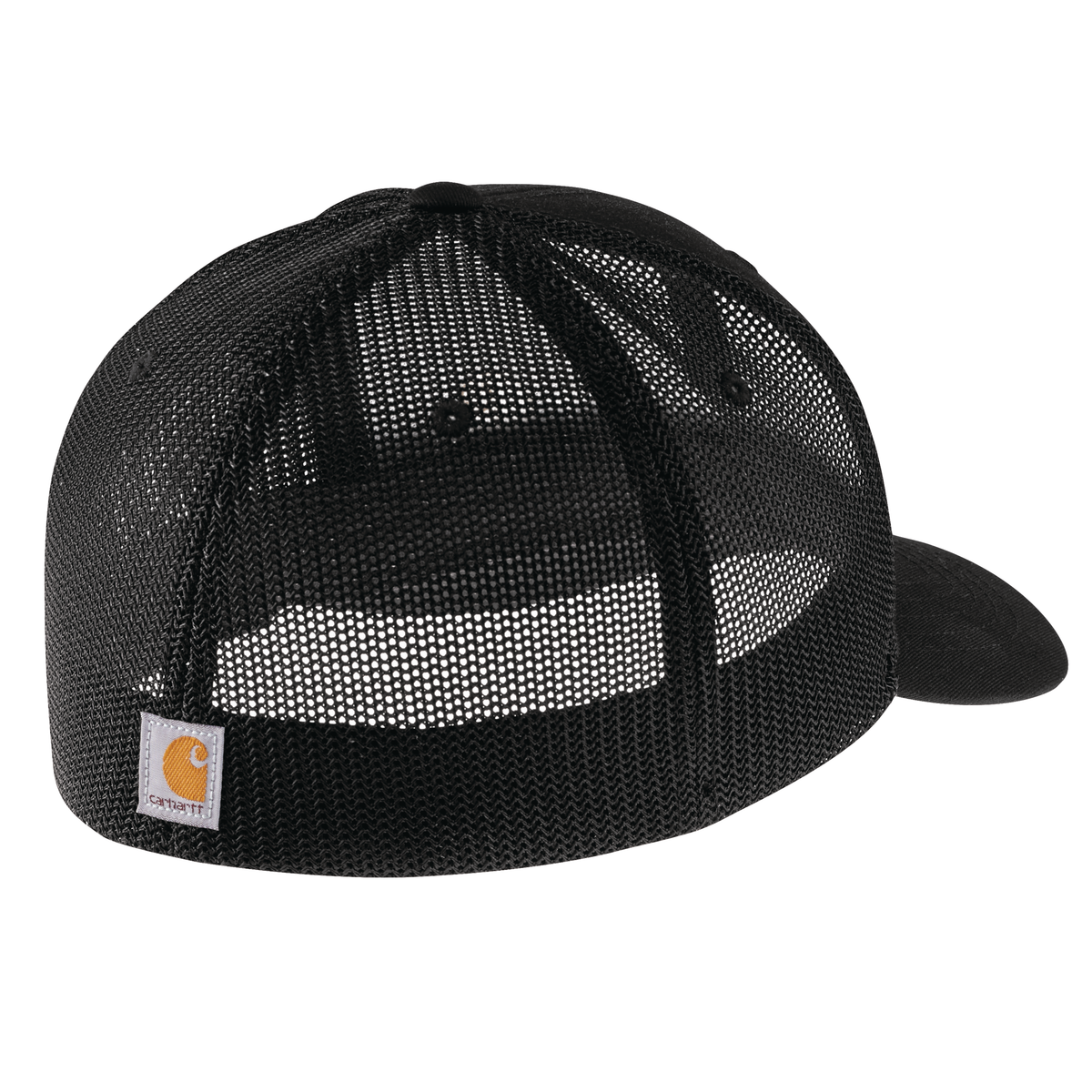 Carhartt Rugged Flex Fitted Canvas Mesh-Back Logo Graphic Cap