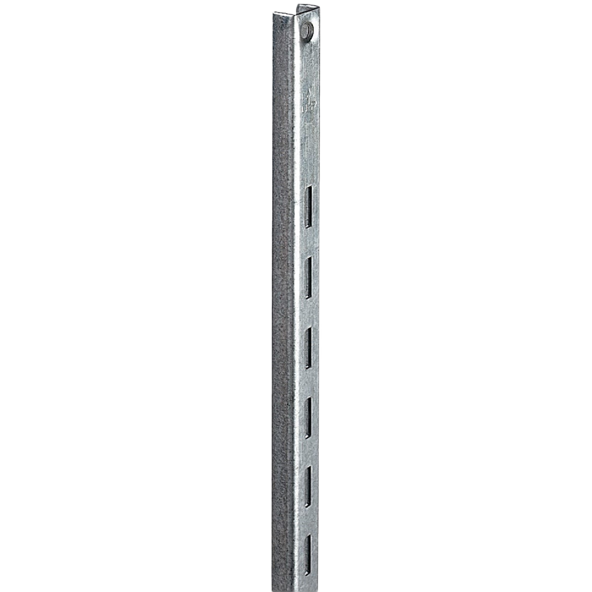 Titanium steel upright shelving standard with multiple slots for adjustable shelving in storage and organization collections