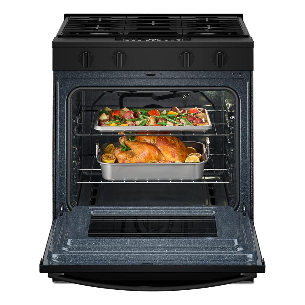 30-inch Gas Smart Range with Air Cooking Technology and Steam Clean