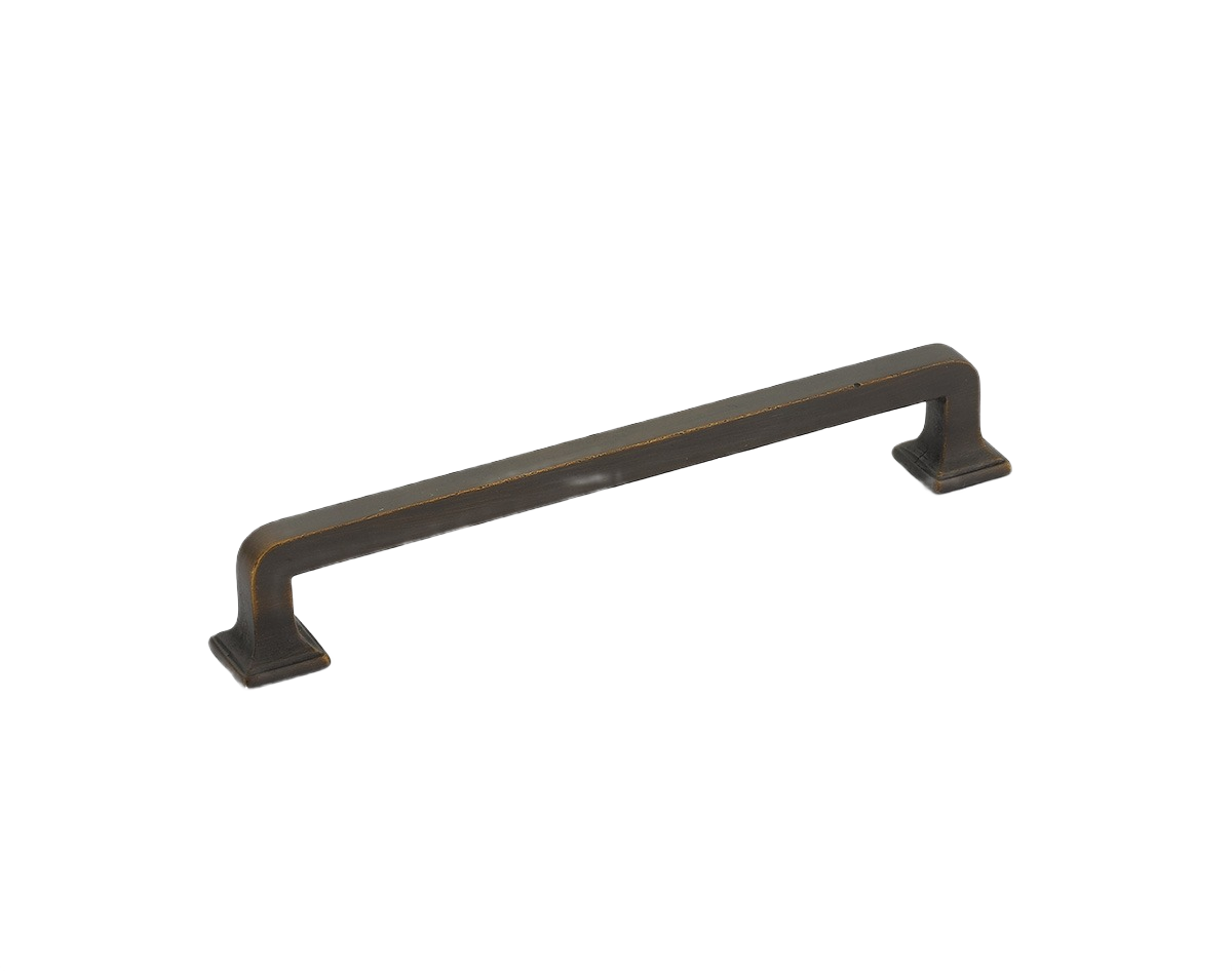 Ancient bronze cabinet pull with transitional design for furniture hardware under $50 in home improvement collections