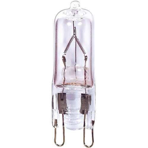 Clear halogen bulb with bi-pin G9 base for lighting and electrical uses in home improvement collections under $50