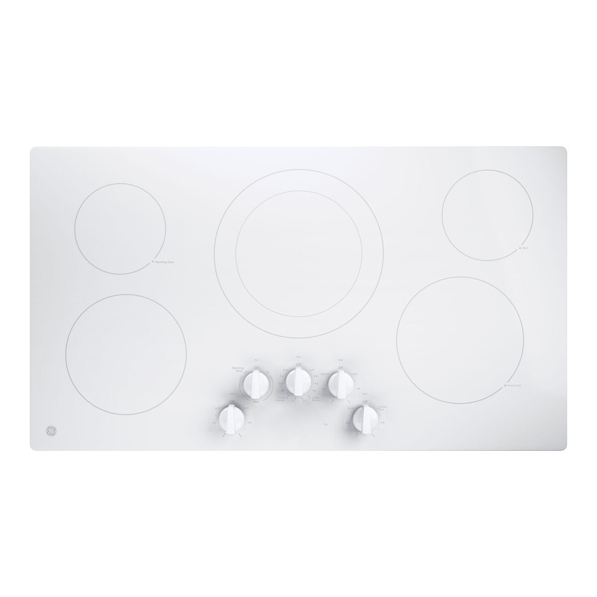 GE® 36" Built-In Knob Control Electric Cooktop