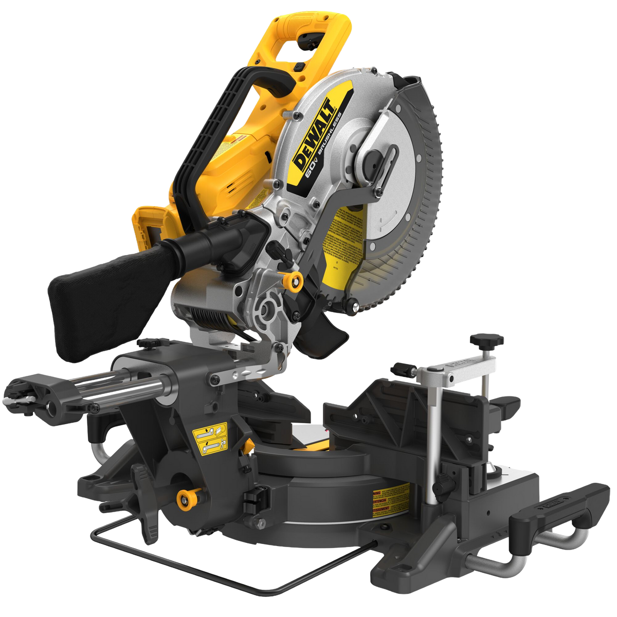 DEWALT 60V MAX* 12" Brushless Cordless Double Bevel Sliding Miter Saw (Tool Only)
