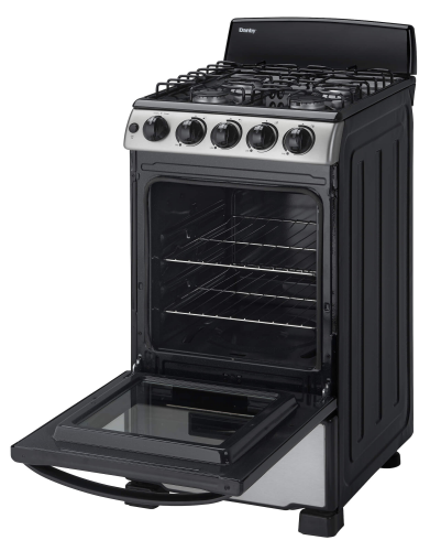 20" Gas Range, 2 Oven Racks,Window, 4 Open Burners, ADA, Manual Clean