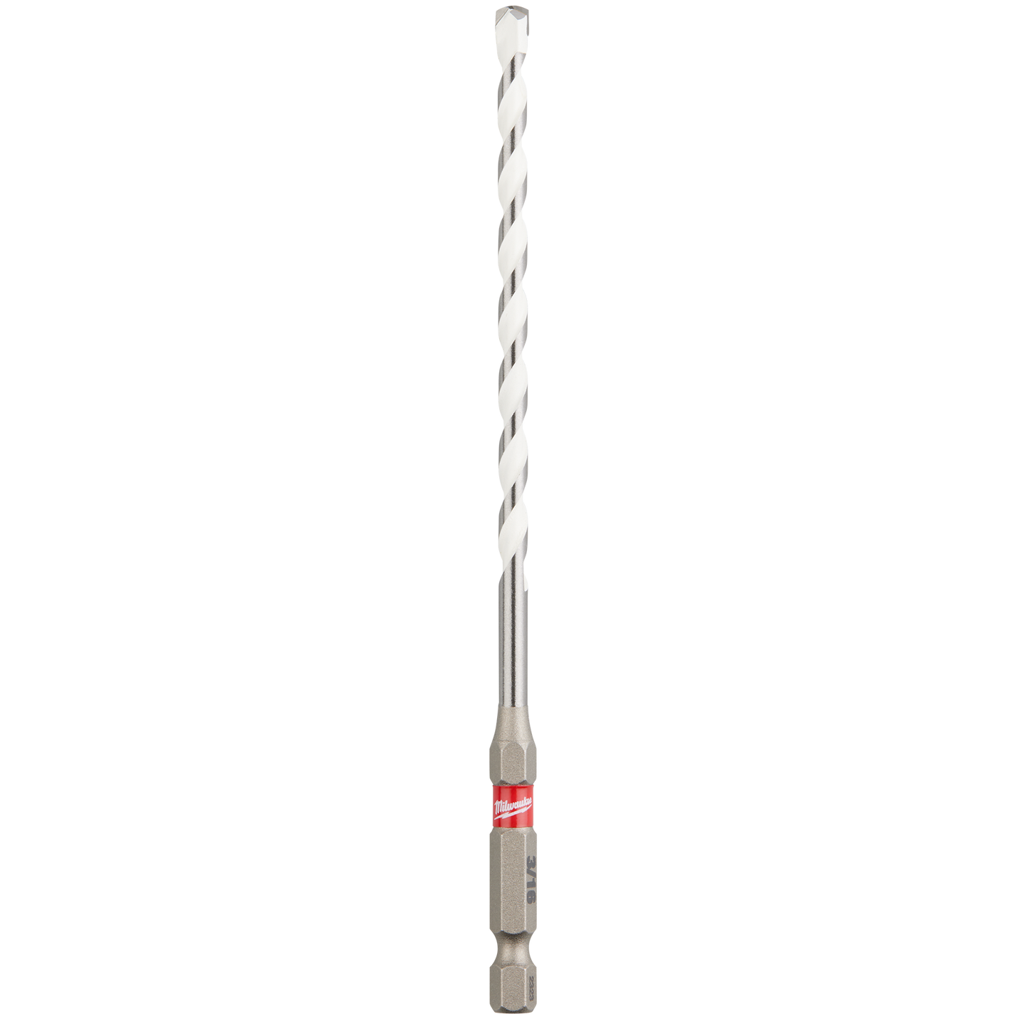 3/16 inch carbide drill bit with multi-material design for use in power tool accessories and home improvement tasks
