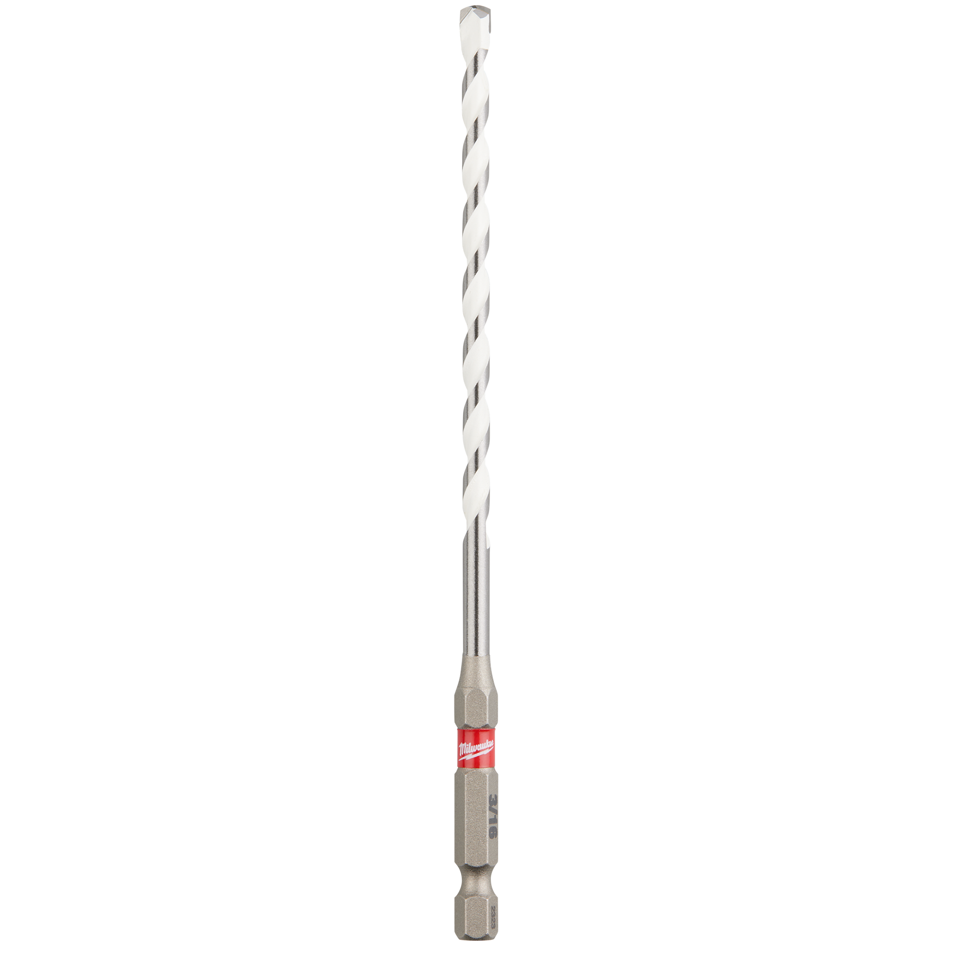 3/16 inch carbide drill bit with multi-material design for use in power tool accessories and home improvement tasks