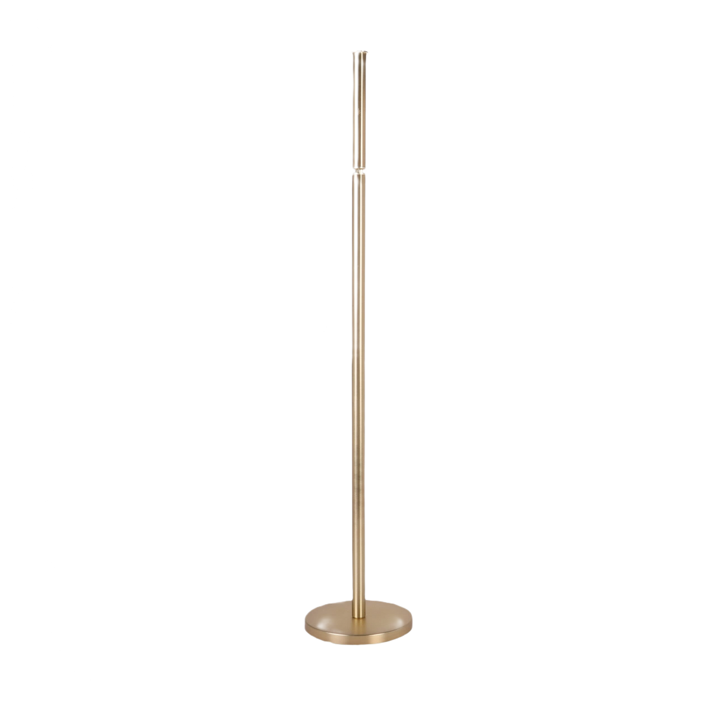 Freestanding gold toilet paper holder with sleek modern design for bathroom accessories and home improvement collections