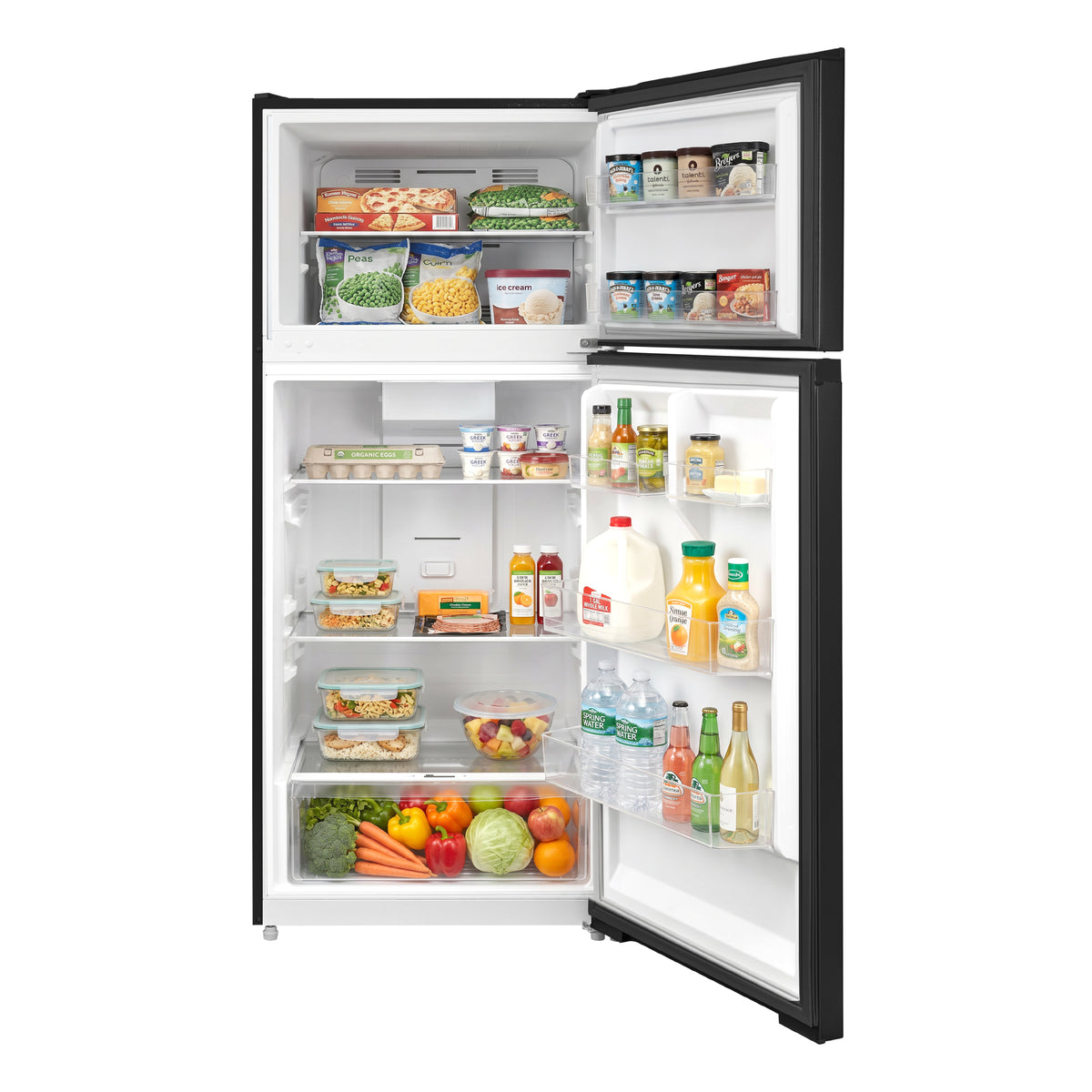 Element 16.0 cu. ft. Top Freezer Refrigerator - Black, ENERGY STAR (ERT16CGDB)