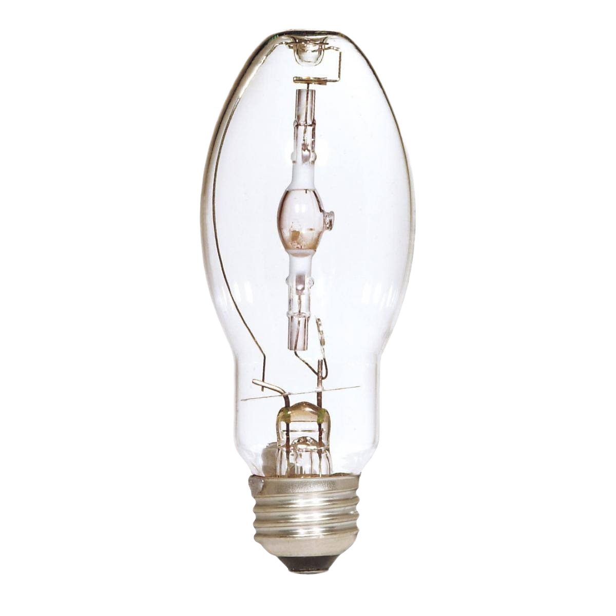 Clear medium base metal halide bulb with high-intensity light for electrical and lighting collections under $50