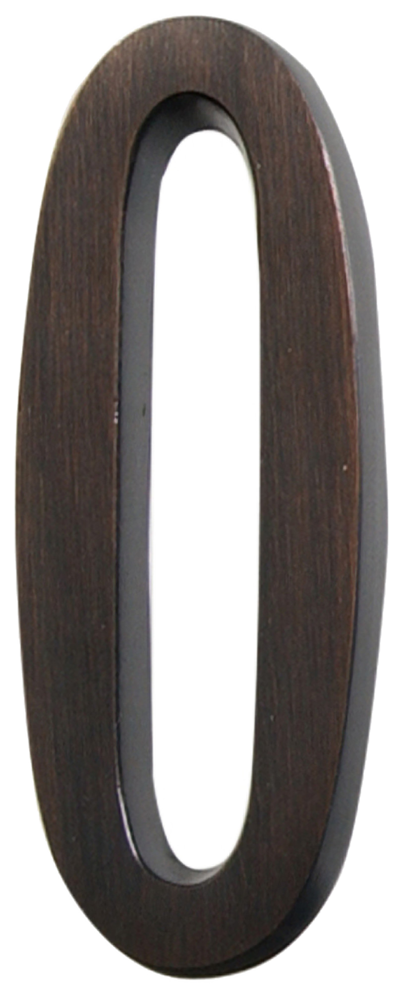 Hillman 4" Adhesive House Number 0 Bronze, 2-Pack