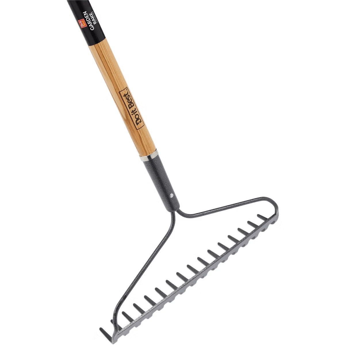 Do it Best 16.25" Steel Bow Garden Rake with Wood Handle